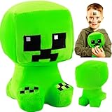 Binggunyo Mine-Craft Peluche, Juguete de Peluche Creeper, Minecraft Figura de Peluche,Muñecas Minecraft Creeper, Minecraft Creeper Peluche Dibujos Animados,Mine-Craft Peluche Creeper (kulipa)