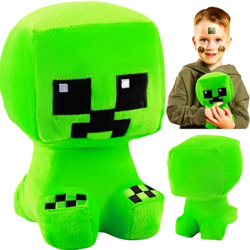 Peluche Creep-er De Peluche Suave – Muñeco Animado Con Relleno De Algodón PP, Decoración Y Regalo Para Niños Y Fans (Tamaño 7.87 Pulgadas)