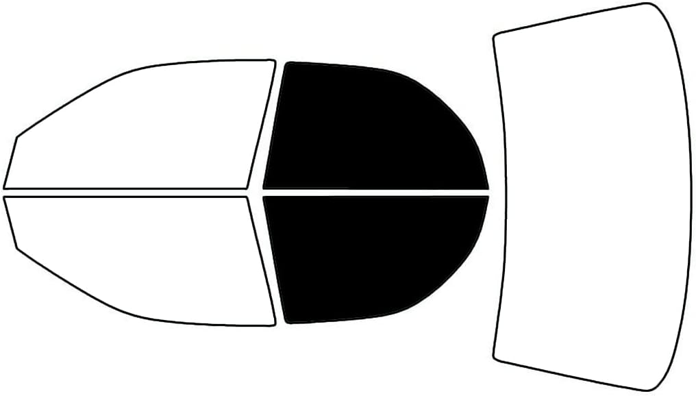 Rvinyl Window Tint Kit Compatible with Subaru WRX 2002-2007 - Back Precut Kit - 5%
