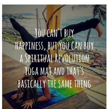 Spiritual Revolution 17 Yoga Mat With Carry Strap - Luxury Mat/Towel Combo That Grips While You Sweat; Natural Rubber Base; No Slip, Pvc Free thumb #2