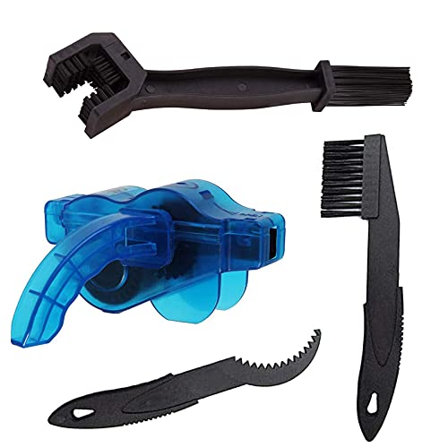 FOVNOT Kettenreiniger Fahrradkette, Fahrrad Reinigungsset 3D Pinsel Ketten Reinigung Kettenreiniger Fahrrad Kettenreinigungsgerät Fahrrad Kettenreiniger zum F100 Straße Fahrrad Berg Fahrräder