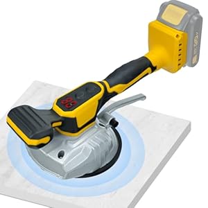 Tegelschudder voor Dewalt 20 V batterijen, tegelzetter, elektrisch, 10.000 tpm, 8 standen instelbaar voor het leggen van 0,3-2,6 m tegels (batterijen niet inbegrepen)