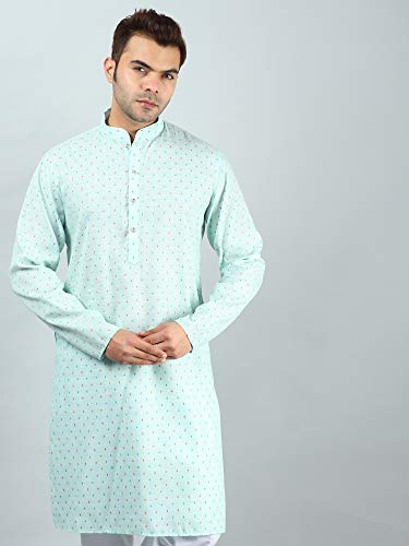Image of Uri and MacKenzie Mens Cotton Woven Casual Kurta Pajama set