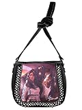 Montana West Horse Art Concealed Handgun Messenger Bag Purse (Black)