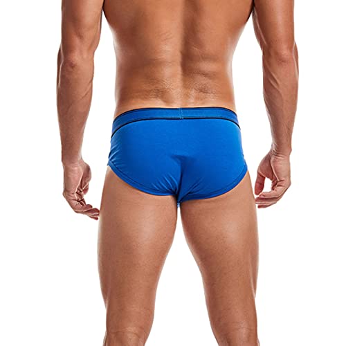 Male Fashion Underpants Knickers Sexy Ride Up Briefs Underwear Pant Mens Boxers I Fit (Blue, XL)2