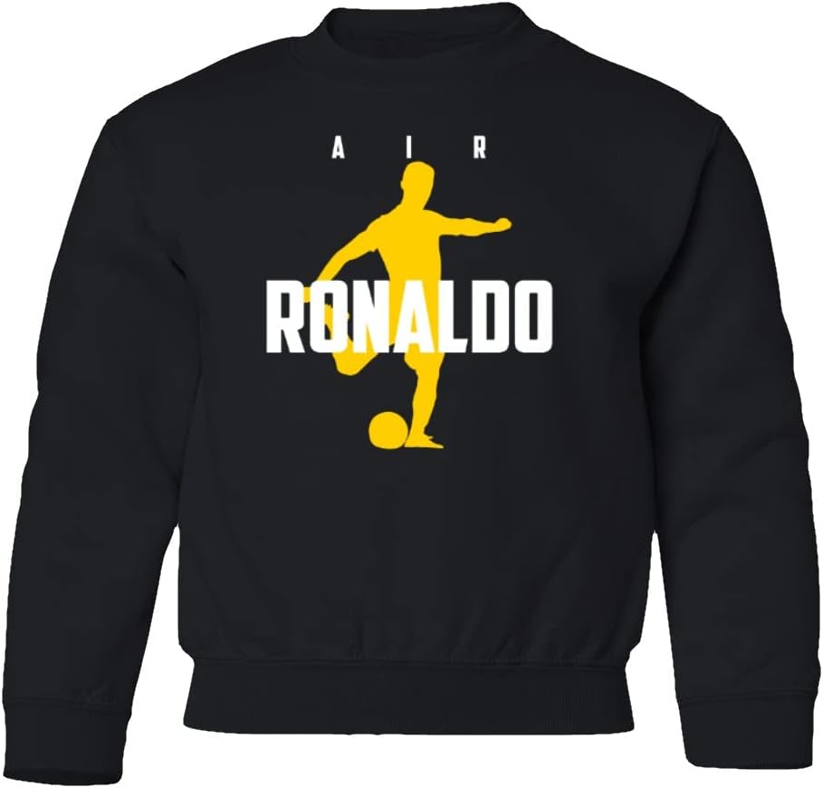 Air Ronaldo 7 Al NASSR Soccer Siuuu Goal Celebration Youth Crewneck Sweatshirt