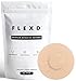 Flexd - Libre 3 Sensor Covers Waterproof, Freestyle Adhesive Patches (Pack of 25) Tan