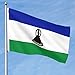 Double-Sided Flag of Lesotho Flag 5x8 Ft Durable Outdoor Banner 100% Polyester Home Patio Decor Flags