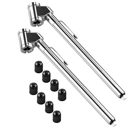 CZC AUTO Pencil Tire Pressure Gauge, Dual Head Trucks Air Gage, Accurate Mechanical