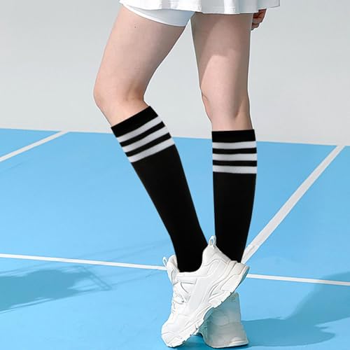Image of Knee High Socks for Women, Long Tall Knee Tube Socks