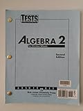 Algebra 2 for Christian Schools Tests Answer Key (for use with 2nd ed.)