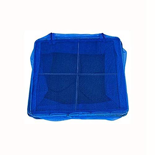 Lizusidtsy 1Pcs Foldable 4 Layers Drying Rack for Vegetable Fish Dishes Mesh Hanging Drying Net Hanging,Natural Way to Dry Food, Blue