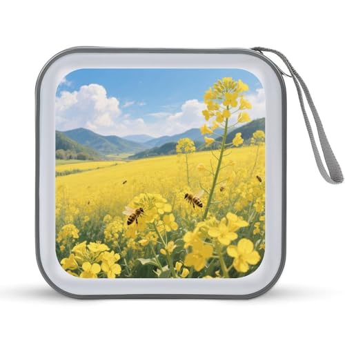 Pochette CD de voyage à fleurs pour écouter vos musiques en voiture