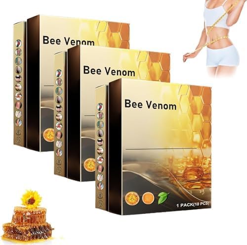 Grillix Abnehmen Patch, 50 StüCk Bee Venom Pflaster, Bienengift Lymphdrainage Schlankheitspflaster für Gewichtsreduktion, Entgiftung, Stoffwechsel-Boost, Effektive Fettverbrennung