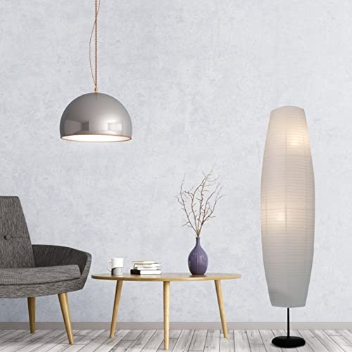 Balacoo 43C1417IX60 Paper Floor Lamp Shade: Floor Lampshade Nordic Style Lamp Shade Cover Decorative Column Lamp Shade thumb #8