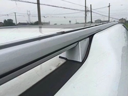 Kingcher 4 Pcs Extented Roof Rack Crossbar For Land Rover Discovery 4 Lr4 2010-2016 #TOP4