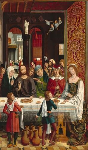 Tableaux célèbres Les noces de Cana pour habiller un mur vide de chambre avec élégance