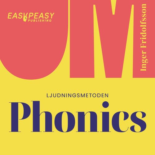 Diseño de la portada del título Om ljudningsmetoden Phonics