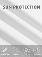 TACVASEN White Golf Shirt Womens Sun Protection Polo Shirt UPF 50+ Short Sleeve V Neck Shirt Dry Fit Collared Shirt for Work, M — image 7