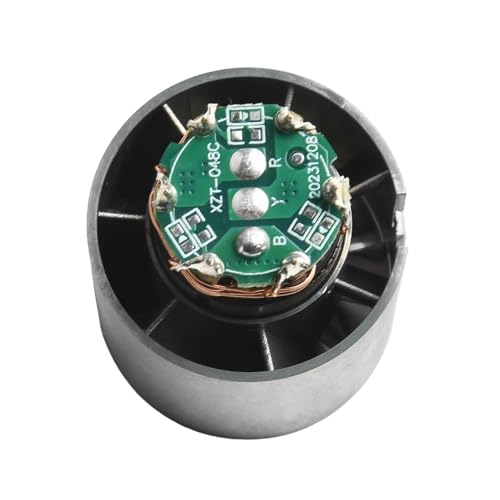 Hoppipola Motor sin escobillas de alta velocidad 130000 rpm 7,4 V 99 W CC para aplicaciones generales con impulsor de 28,8 mm para secador de pelo DIY