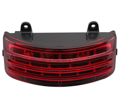 Feux stop arrière de moto finition rouge premium pour Street Glide FLHX custom