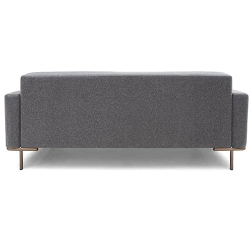 Sofá 3 Lugares Herval Urban, Linho Grafite e Cobre, 208 cm