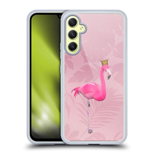 Coque Samsung A34 5G robuste et élégante par LebensArt motif flamant rose