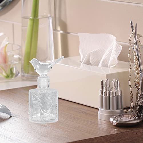 Cabilock 2 peças retrô suporte de vidro de óleo fragrância versátil desktop casa para ar com garrafa