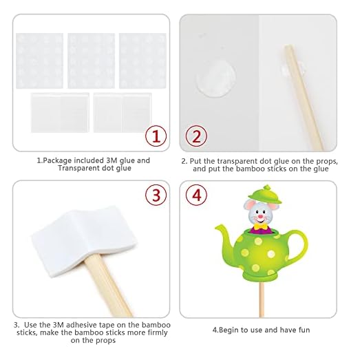 40 Alice in Wonderland photo booth props - Image 5