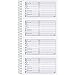 Adams Spiral Petty Cash Book, 2-Part, Carbonless, 4 Messages per Page, 200 Sets per Book (SC1156)