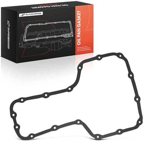 A-Premium 1.8L Engine Oil Pan Gasket Set, Compatible with Toyota Corolla 1998-2008, Matrix 2003-2008, Celica/MR2 Spyder 2000-2005 & Pontiac Vibe 2003-2008 & Lotus Elise, Exige & Chevrolet Prizm