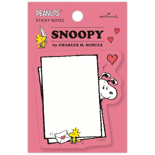 Image of Hallmark 849085 Snoopy Die-Cut Sticky Notes Post