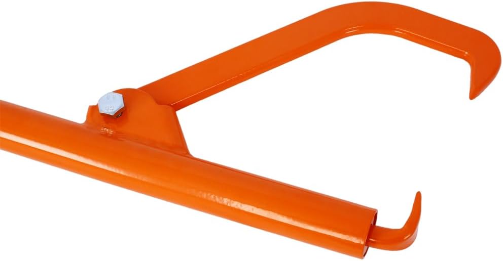 Cant Hook for Logs, 48in Log Roller Tool with Retractable 14in Opening, Secure Log Lifter with Steel Hook and Ergonomic Handle, Durable Logging Equipment for Easy Wood Handling, Premium Forestry Tool