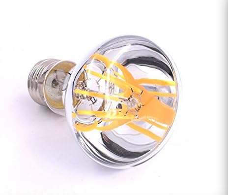 Miniatura 4 de Paquete de 3 bombillas de filamento LED R63BR20, bombilla reflector de luz de inundación 4 W, base E26, blanco cálido 2700 K, equivalente a 40 W,