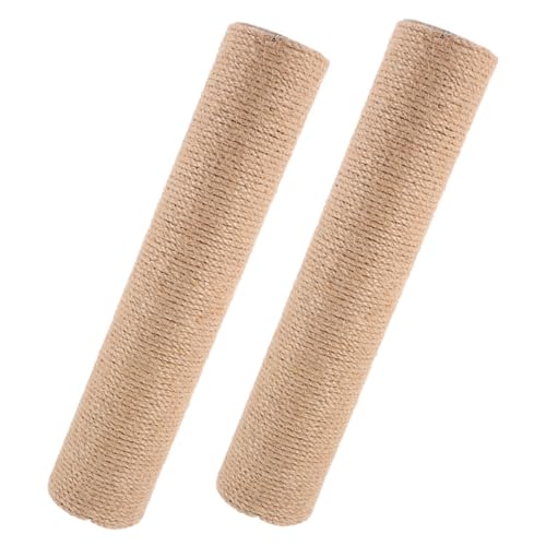 BESTonZON 2Pcs Tall Cat Scratching Post Replacement Parts Sisal Cat Tree Accessories for Indoor Cats Durable Design for Easy Assembly and Space Saving