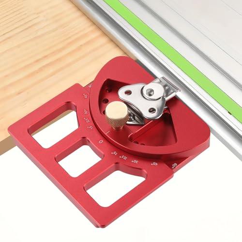 Adjustable Angle Track Saw Square with Protractor