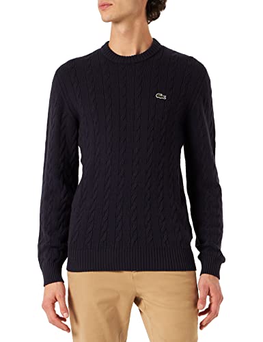 Lacoste Herren AH8566 Pullover, Marine, 4X-Large