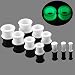 Huacan 8 Piezas Dilataciones Orejas de Silicona Pung- 4 Piezas Ligero+ 2...
