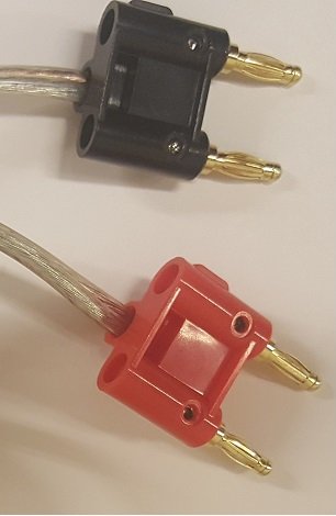 Iecables 2 Pair Stackable Banana Plugs To 2 Rca Male (Phono) Gold Plated 6 Foot #TOP3