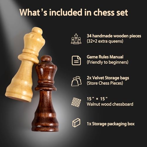 Fanvince GAME BOARD Chess Set Board Games thumb #3