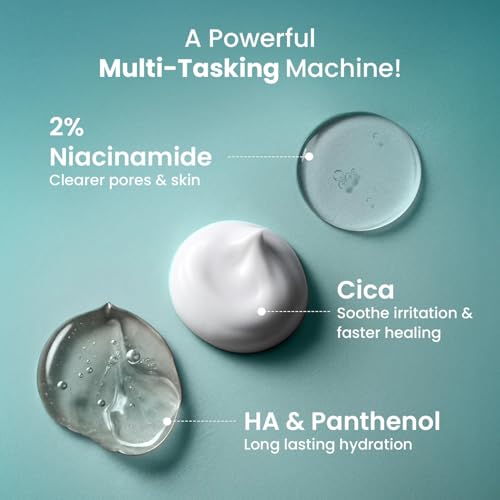 Image of Barrier Repair Gel Moisturizer for Acne-Prone Skin | 1% Ceramide Complex Stops Irritation, Dryness & Redness | Lightweight, Non-Greasy, Won't Clog Pores | Fragrance-Free | 10ml