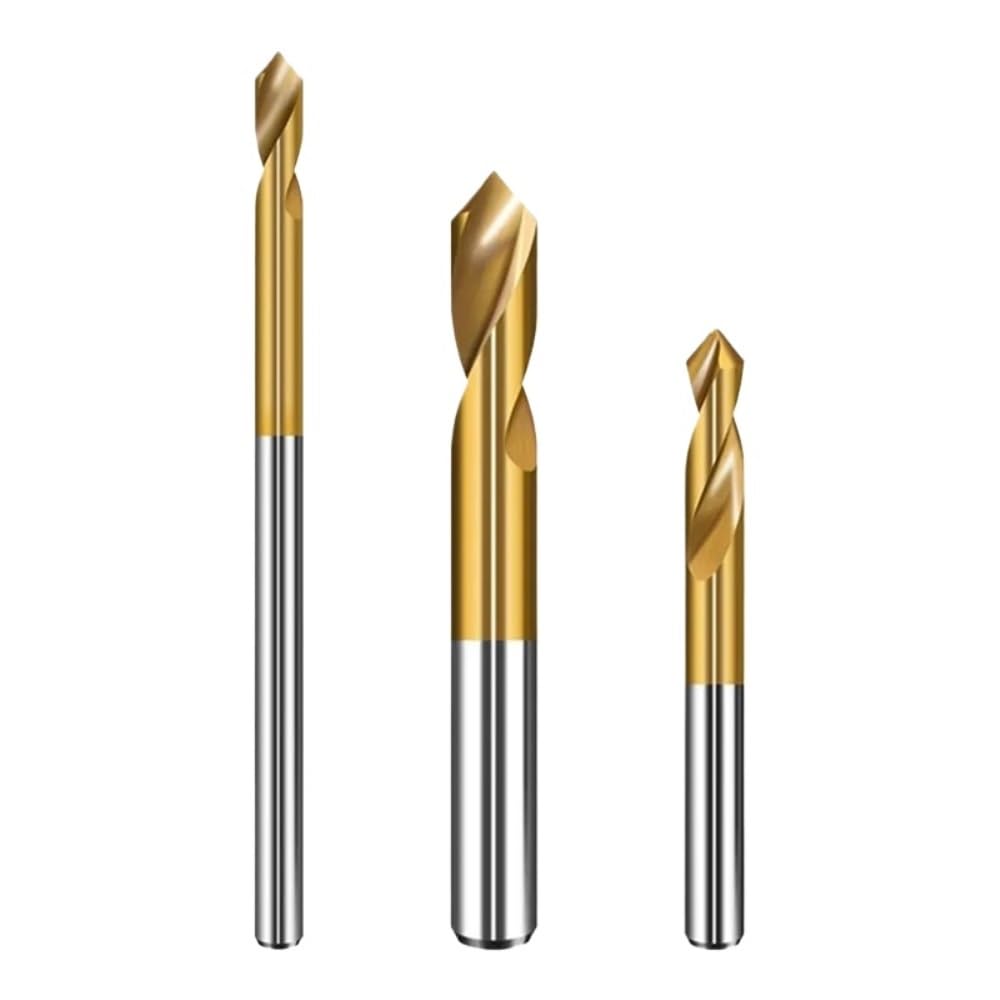 Set di punte da trapano M35 HSS contenenti cobalto, 120, 60, 90 gradi, punta da trapano centrale 2.0-20 for lavorazione al tornio di acciaio inossidabile(60 Degrees,16.0x115)
