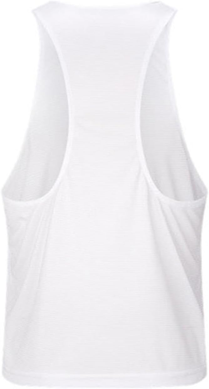 Mens Workout Tank Tops Sleeveless Muscle Shirt Crew Neck Bodybuilding Tees Fitness Solid Color Gym Training Shirts