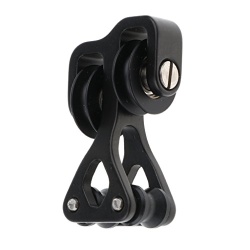 Lightweight Compact Compound Bow String Separator Cable Slide Splitter Roller Glide - Black