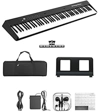 Amazon | 電子ピアノ 88鍵盤 折り畳み 薄型 キャビティ付き ウェイト
