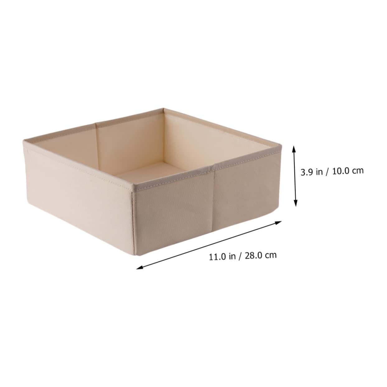 3piezas Organizador De Ropa Interior Compartimentos Caja Almacenamiento Sujetadores Calcetines Fácil Limpieza