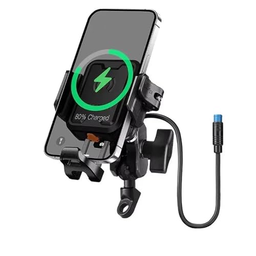 Zéro vibration avec le support téléphone pour moto amortisseur chargeur Type-C