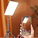 Kits de lámparas de estudio fotográfico con panel de luz LED y trípodes ajustables para transmisión en vivo y filmaciones de video Imagen de Kits de lámparas de estudio fotográfico con panel de luz LED y trípodes ajustables para transmisión en vivo y filmaciones de video