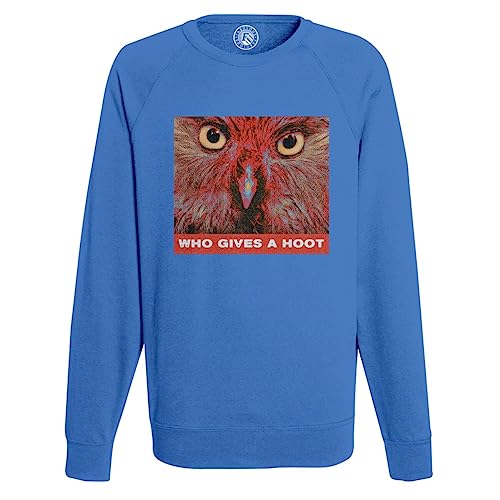 Sweat shirt Who Gives A Hoot vêtement oiseau collage vintage original