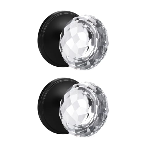 BRINKS - Contemporary Non-Locking Interior Ball Door Knob, Matte Black - Designed For Sleek And - View #5